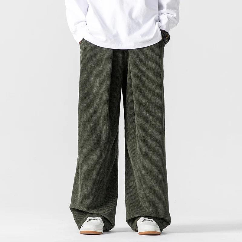 90’s Revival Corduroy Pants — texture detail