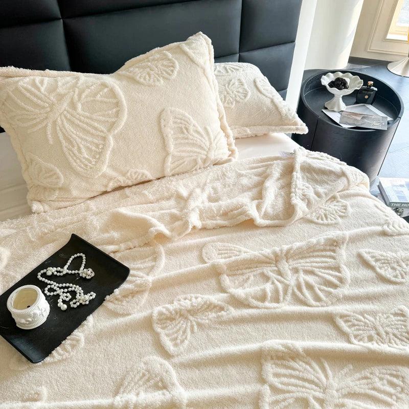 Flutter & Grace Blanket — lifestyle shot