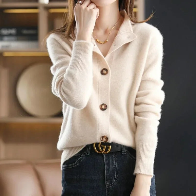 Celeste Cozy Cardigan — side view