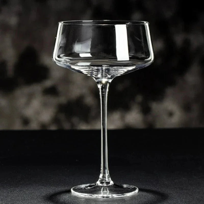 Pure Allure Nick & Nora Glass — close-up detail