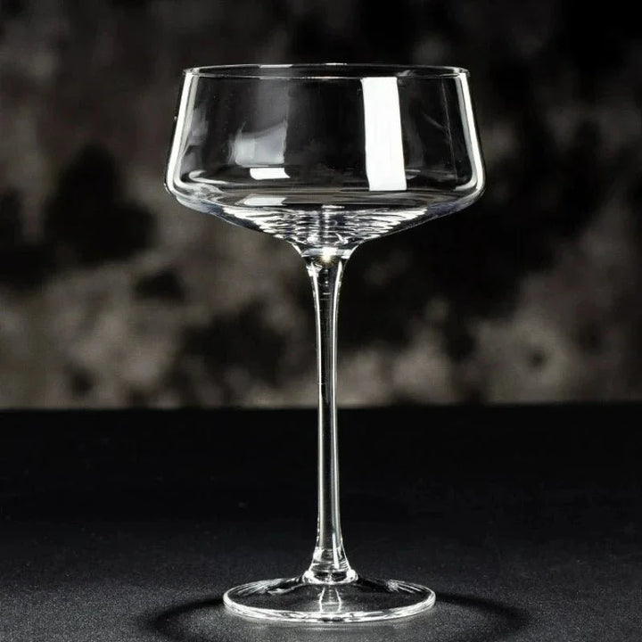 Pure Allure Nick & Nora Glass — close-up detail