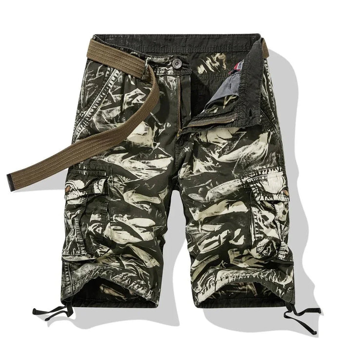 Origin Camo Cargo Shorts — front view