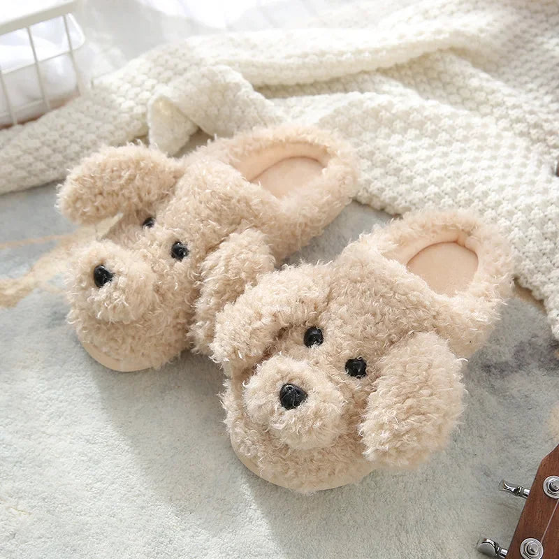 Fluffy Paws Slippers — detail view