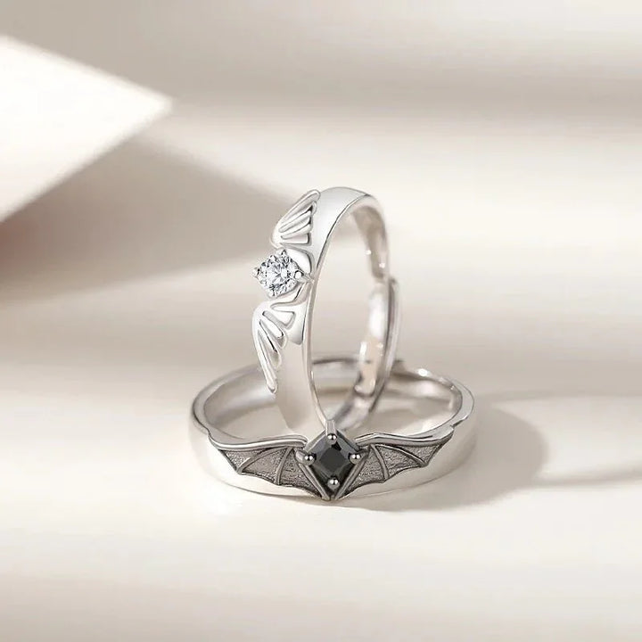 Darkness & Light Forever Ring Set — lifestyle shot