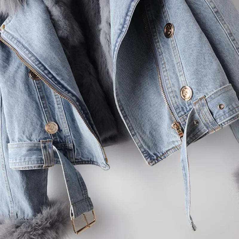 Bella Frost Faux Fur Jacket — lifestyle shot