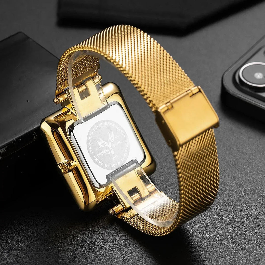Olivine Quartz Watch — back view