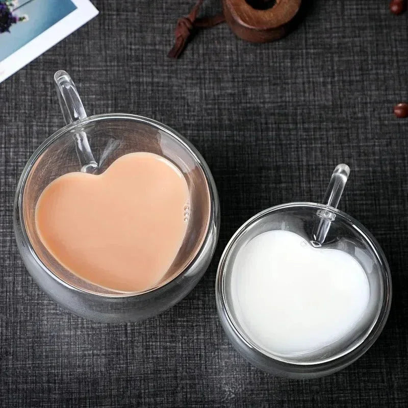 Valentines Coffee Cup — side view