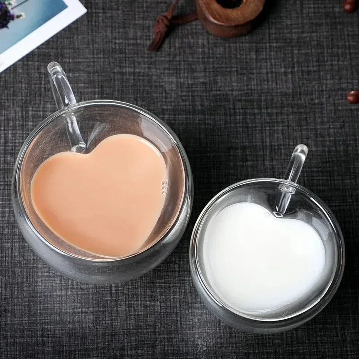 Valentines Coffee Cup — side view
