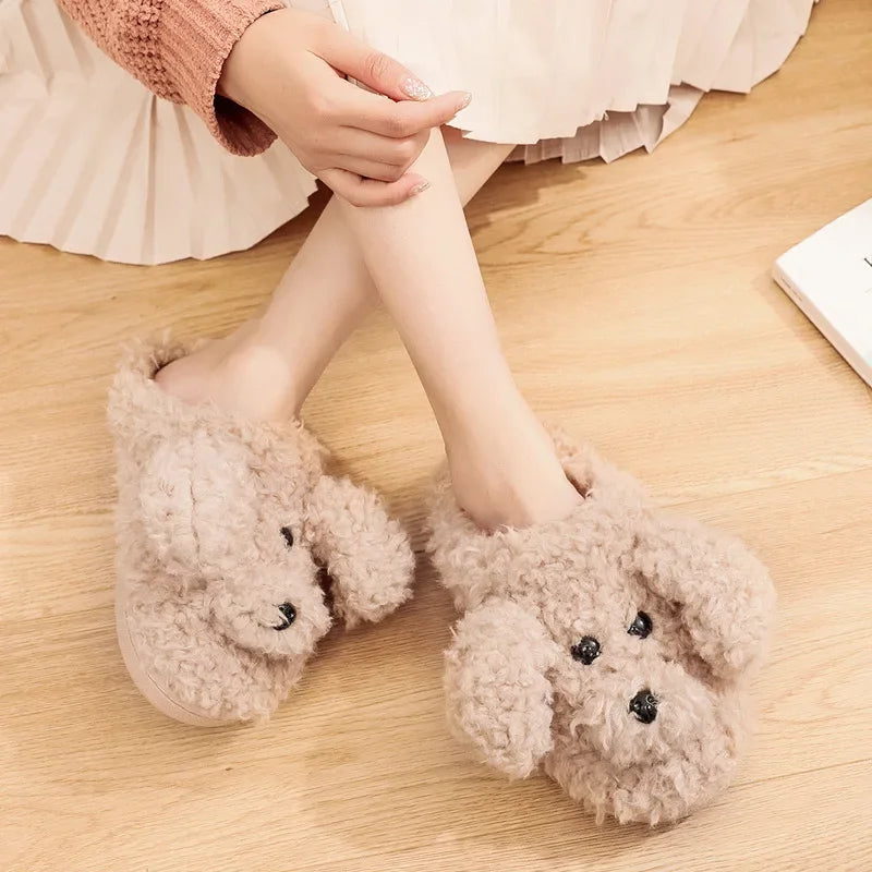 Fluffy Paws Slippers — side view