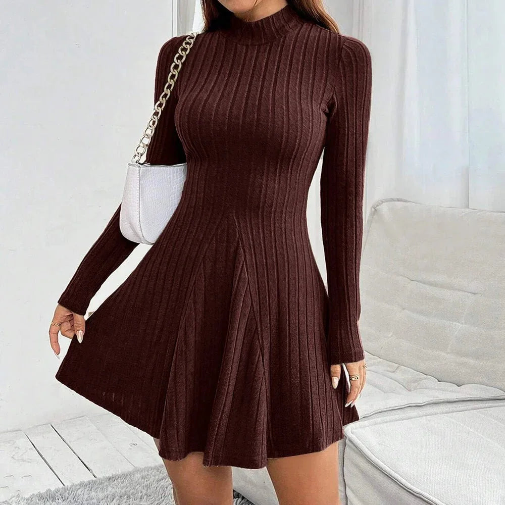 Sutton Turtleneck Dress — lifestyle shot