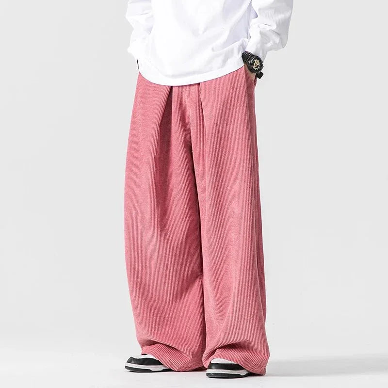 90’s Revival Corduroy Pants — back view