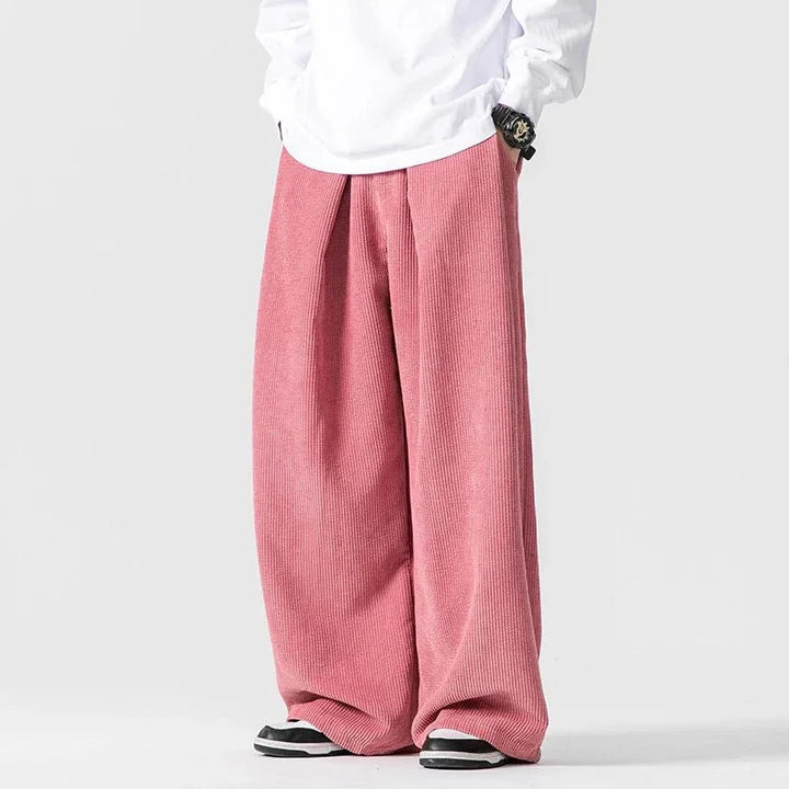90’s Revival Corduroy Pants — back view