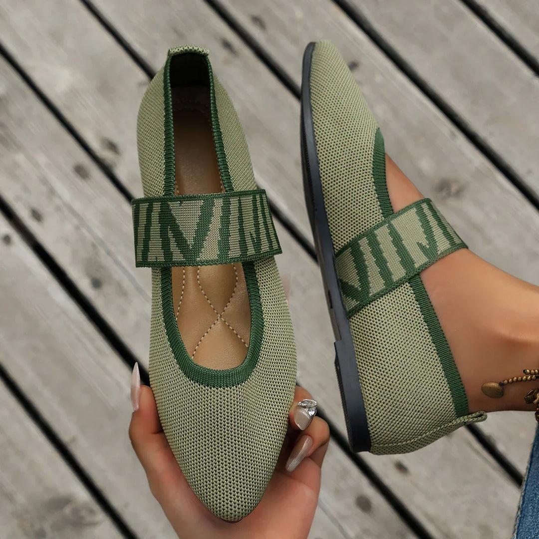 Natalia Mary Jane Flats — close-up detail