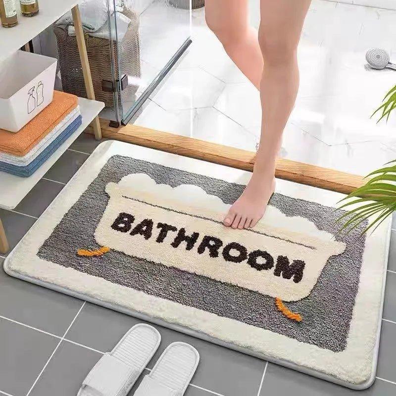 Cozy Bubble Bath Mat — side view