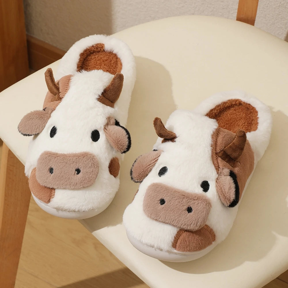 Highland Herd Slippers — front view