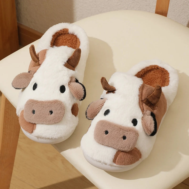 Highland Herd Slippers — front view