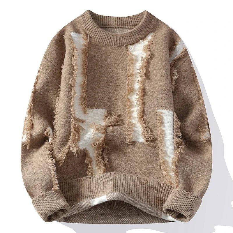 Riftline Distressed Sweater — side view