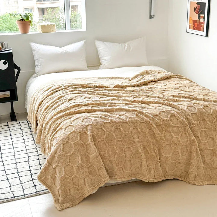 Hive & Honey Throw — back view