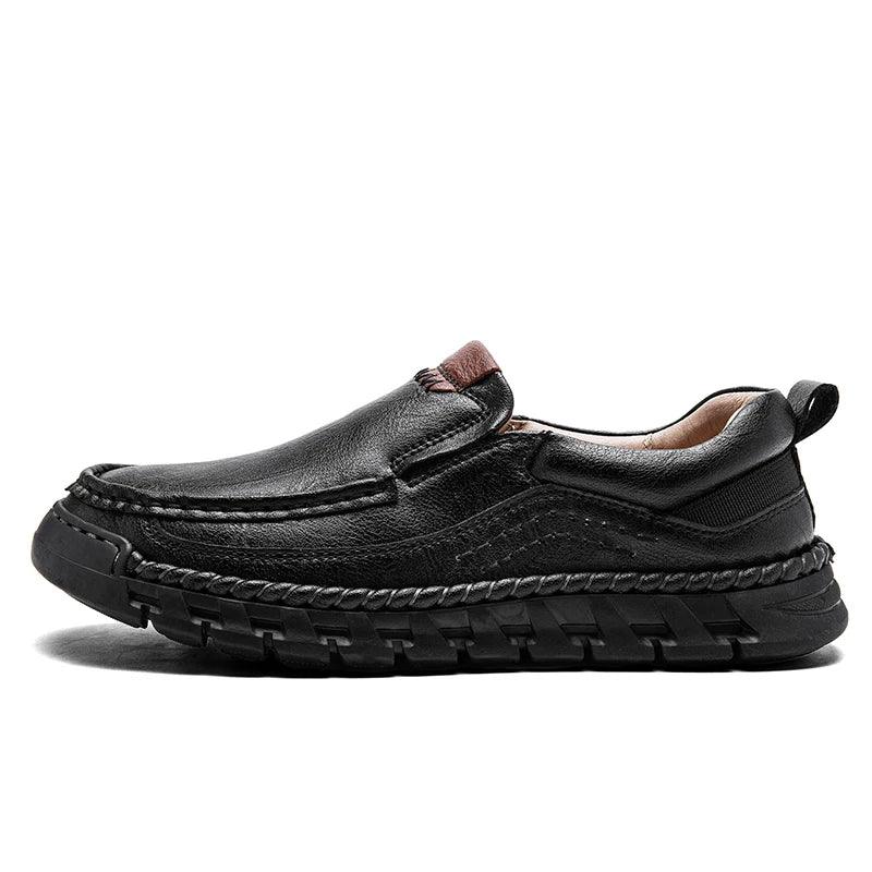 Jetta Leather Loafers — styling shot