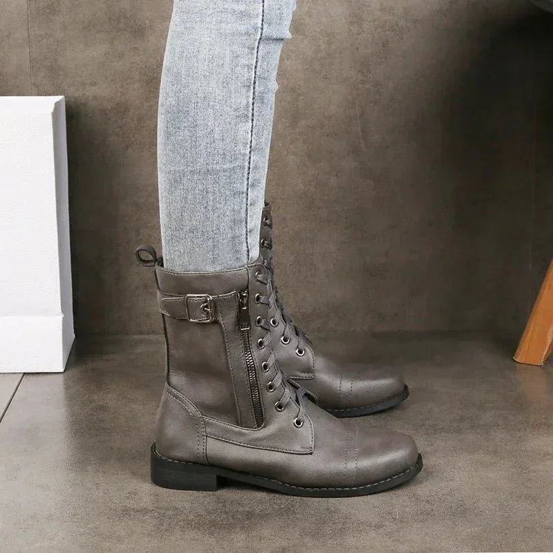 Rebel Range Boots — texture detail