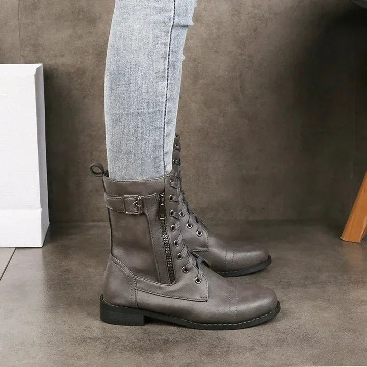 Rebel Range Boots — texture detail