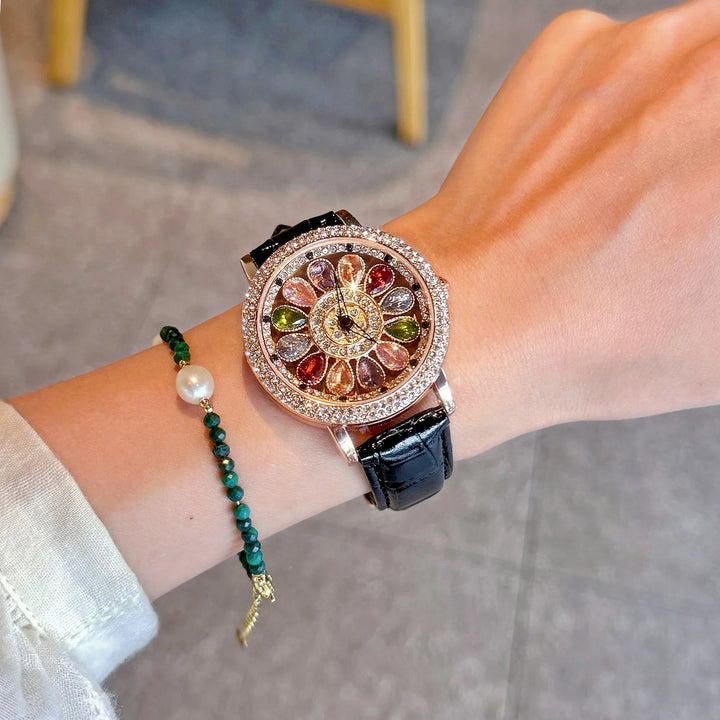 Aurora Bloom Watch — texture detail