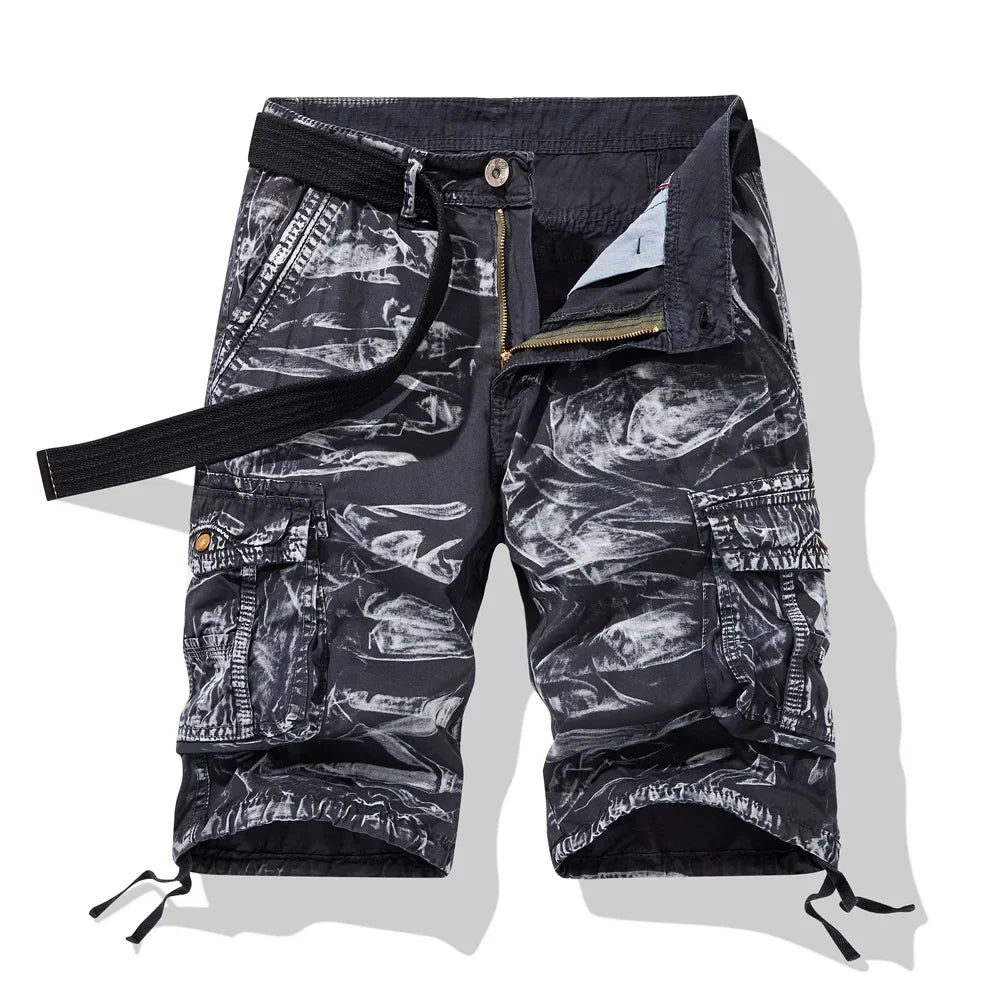 Origin Camo Cargo Shorts — side view