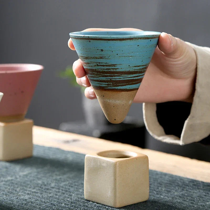 Edo Artisan Coffee Cup — side view