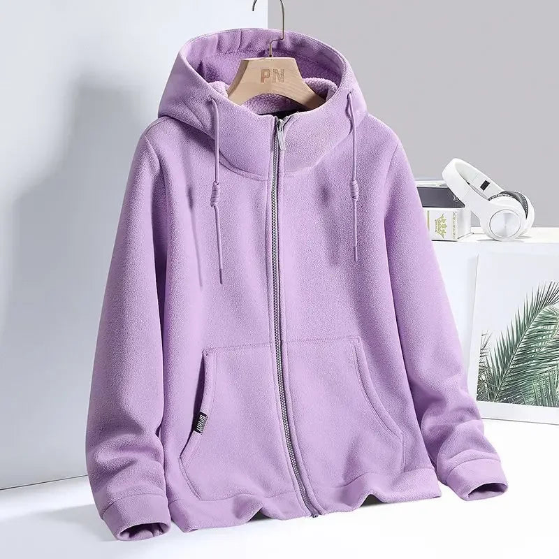 Cozy Chill Zip-Up — side view