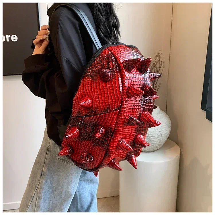 The Final Boss Backpack — side view