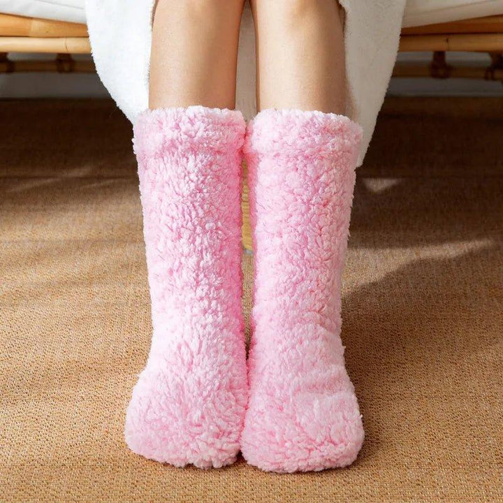 Snuggly Sherpa Socks — lifestyle shot