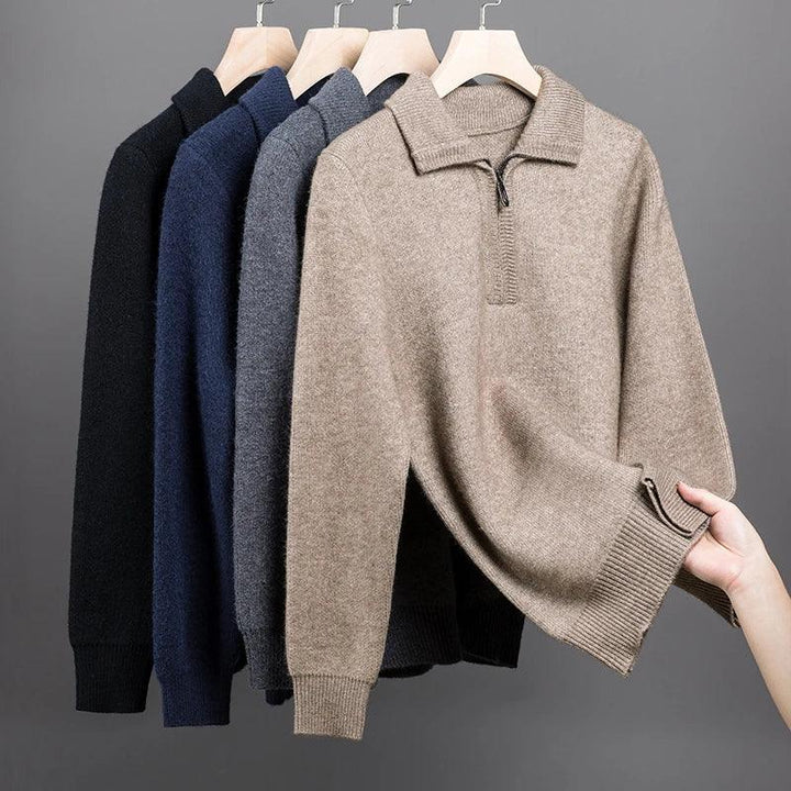 The Signature Quarter Zip — side view