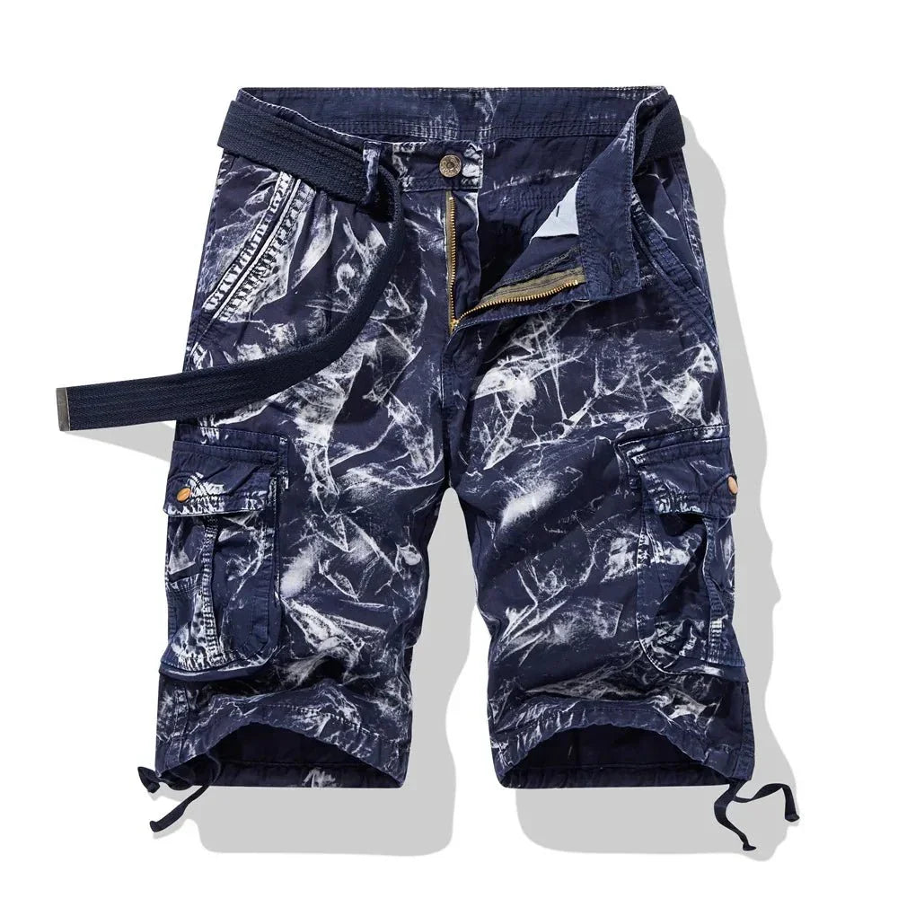 Origin Camo Cargo Shorts — back view