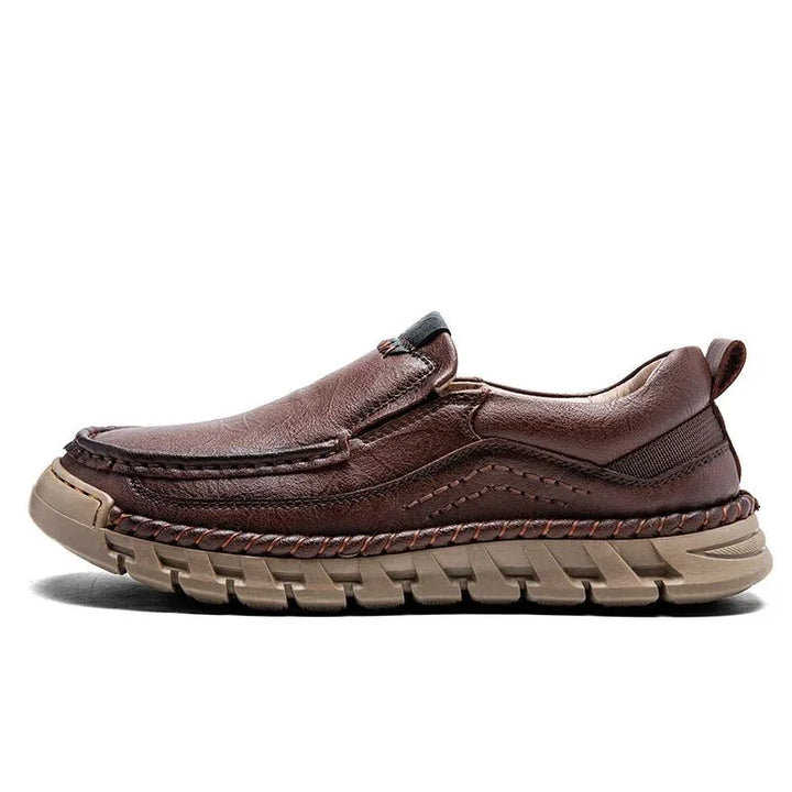Jetta Leather Loafers — texture detail
