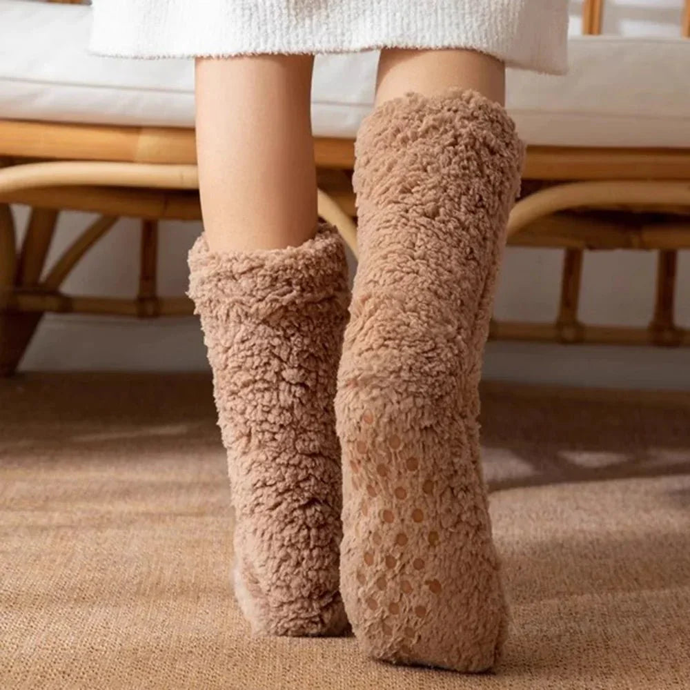 Snuggly Sherpa Socks — detail view