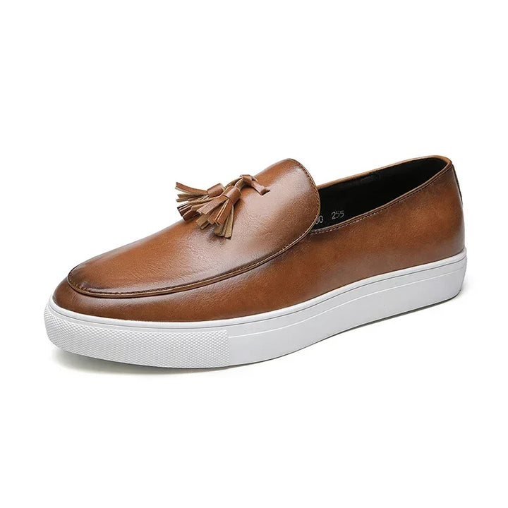 Tuscan Elegance Slip-ons — styling shot