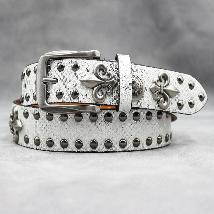 Anarchy Artifact Studded Belt — styling shot