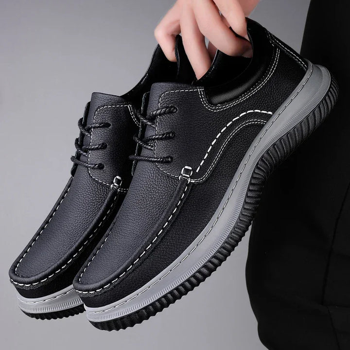 Montari Leather Sneakers — lifestyle shot