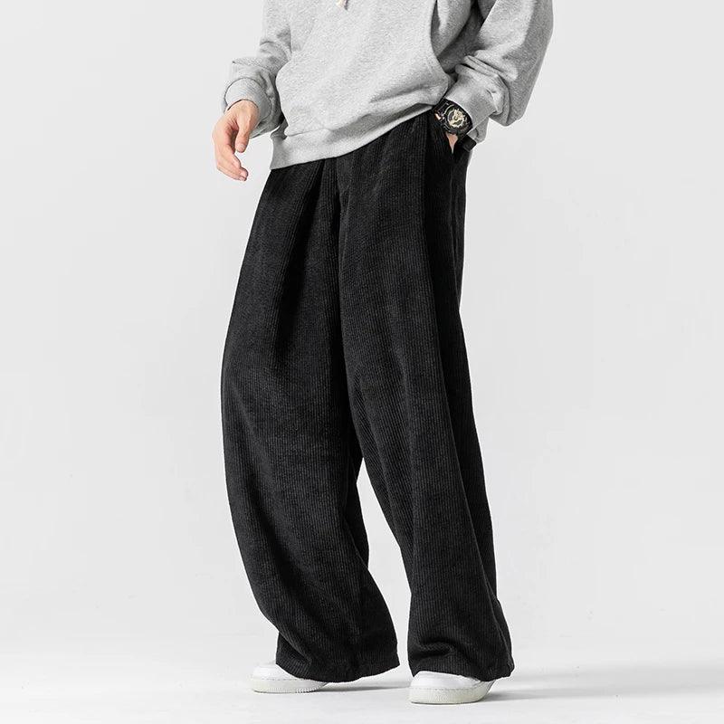 90’s Revival Corduroy Pants — detail view