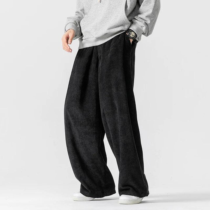 90’s Revival Corduroy Pants — detail view