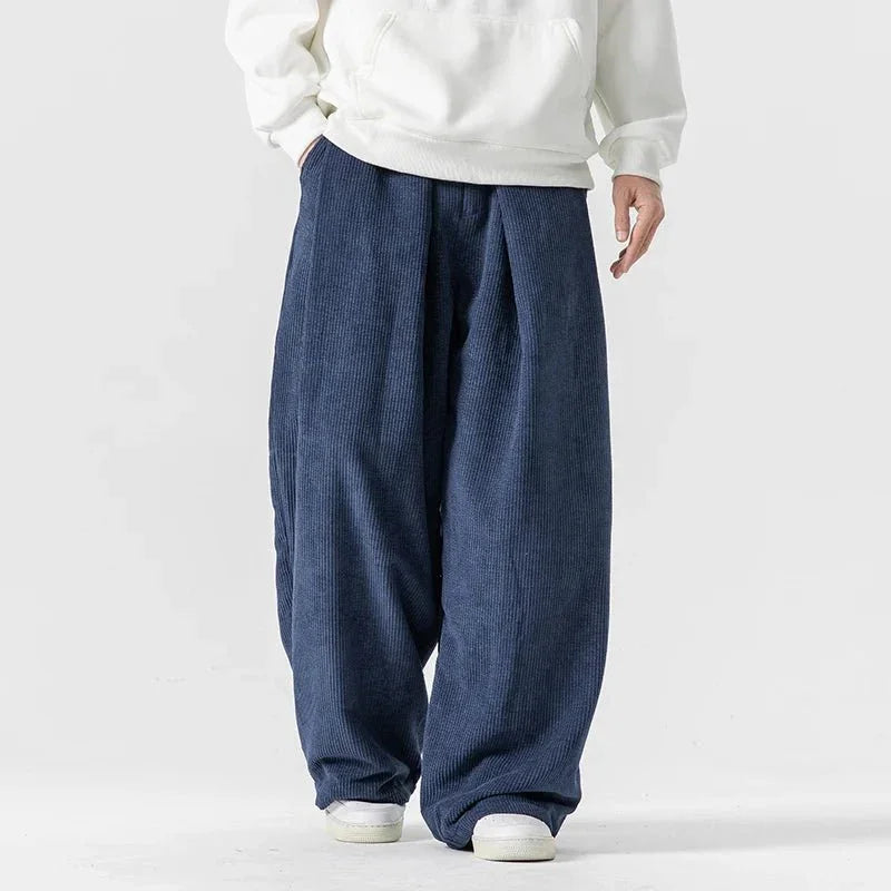 90’s Revival Corduroy Pants — side view
