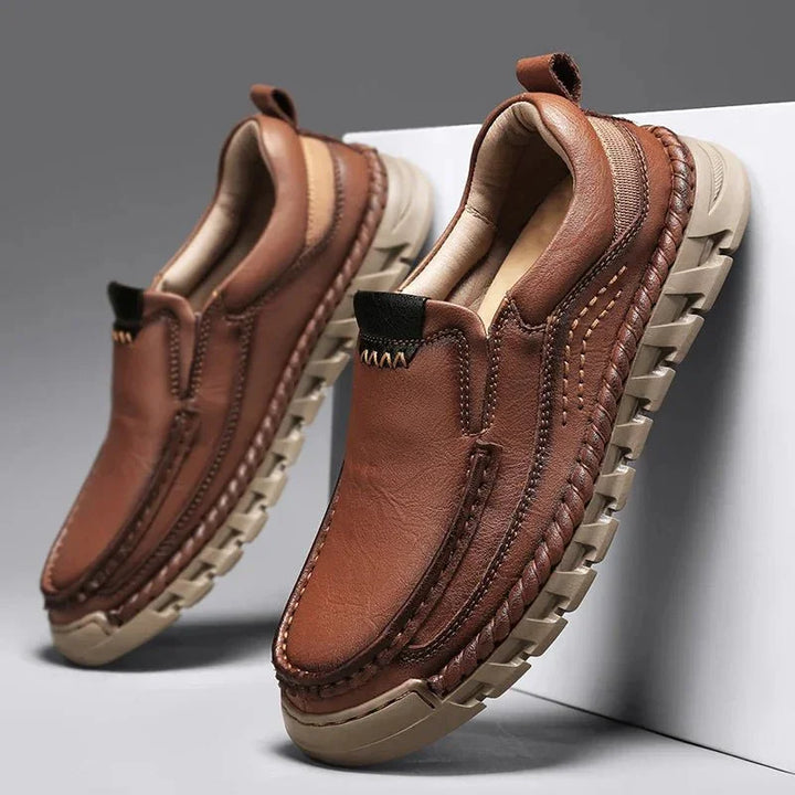 Jetta Leather Loafers — close-up detail