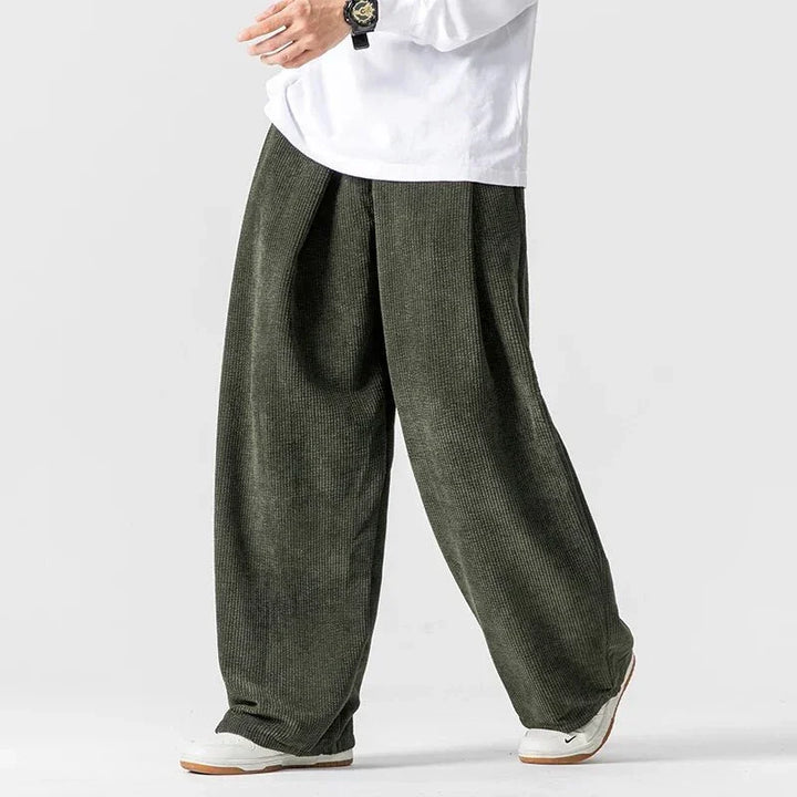 90’s Revival Corduroy Pants — front view