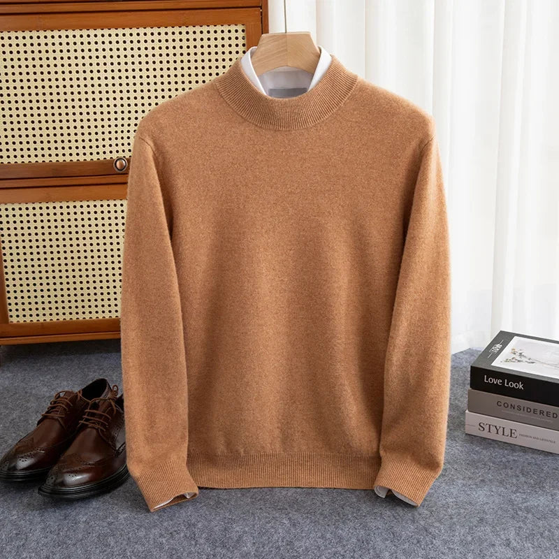 Merino Wool Signature Sweater — side view