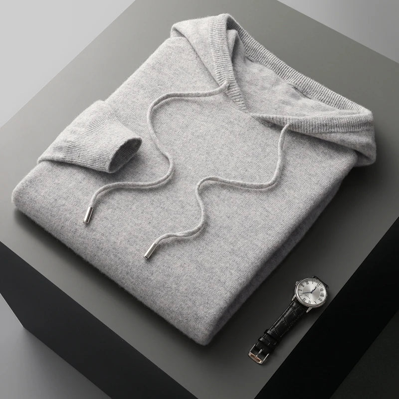 Summit Merino Hoodie — detail view