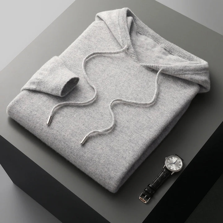 Summit Merino Hoodie — detail view
