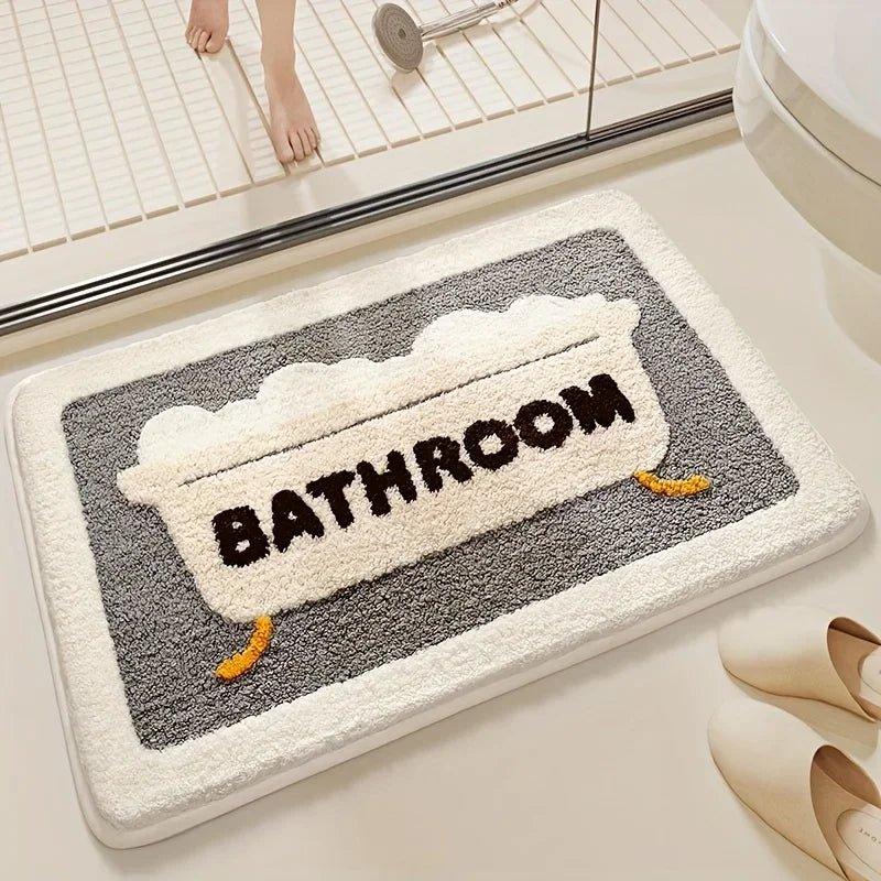 Cozy Bubble Bath Mat — front view