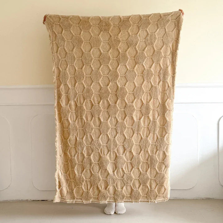 Hive & Honey Throw — side view