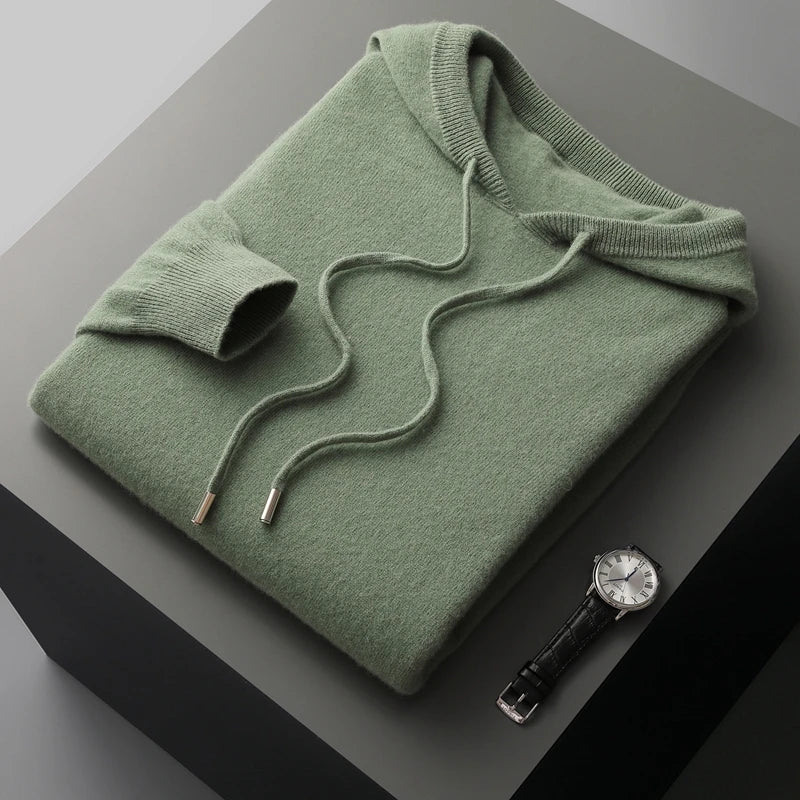 Summit Merino Hoodie — side view