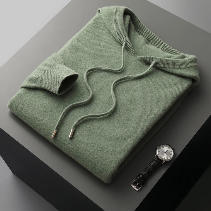 Summit Merino Hoodie — side view